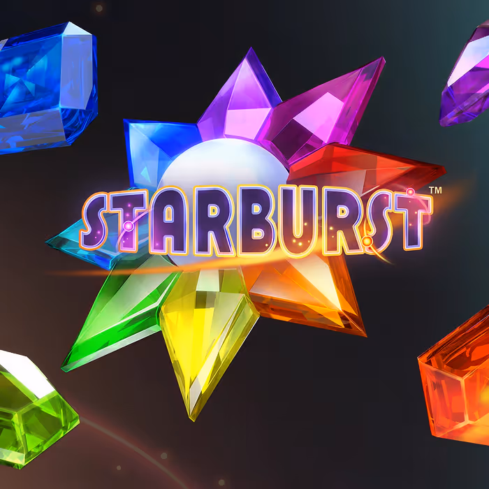 Starburst - classic NetEnt slot with expanding wilds and re-spins feature
